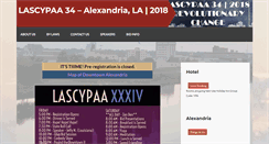 Desktop Screenshot of lascypaa.org